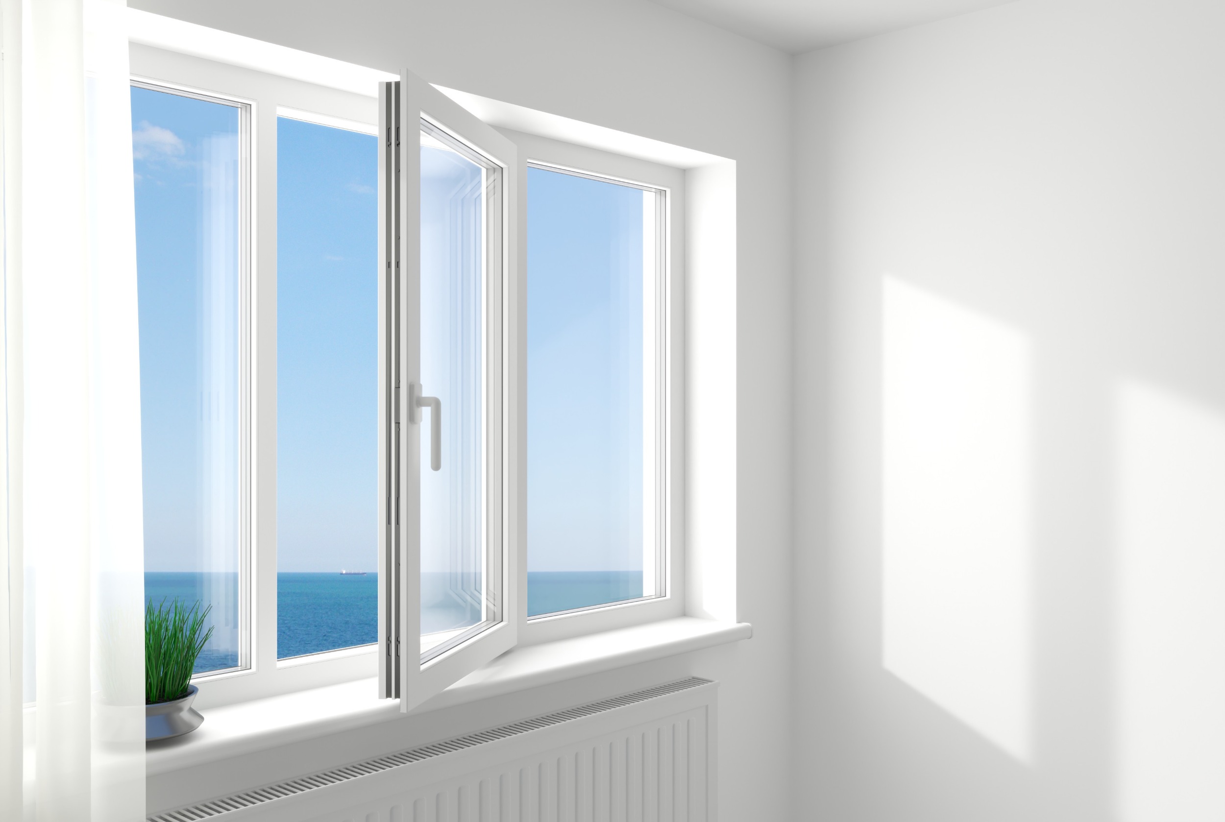 ventana con vista al mar